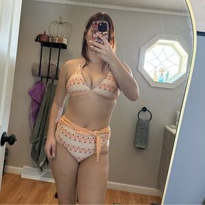 Cupshe Geometric Bikini Set